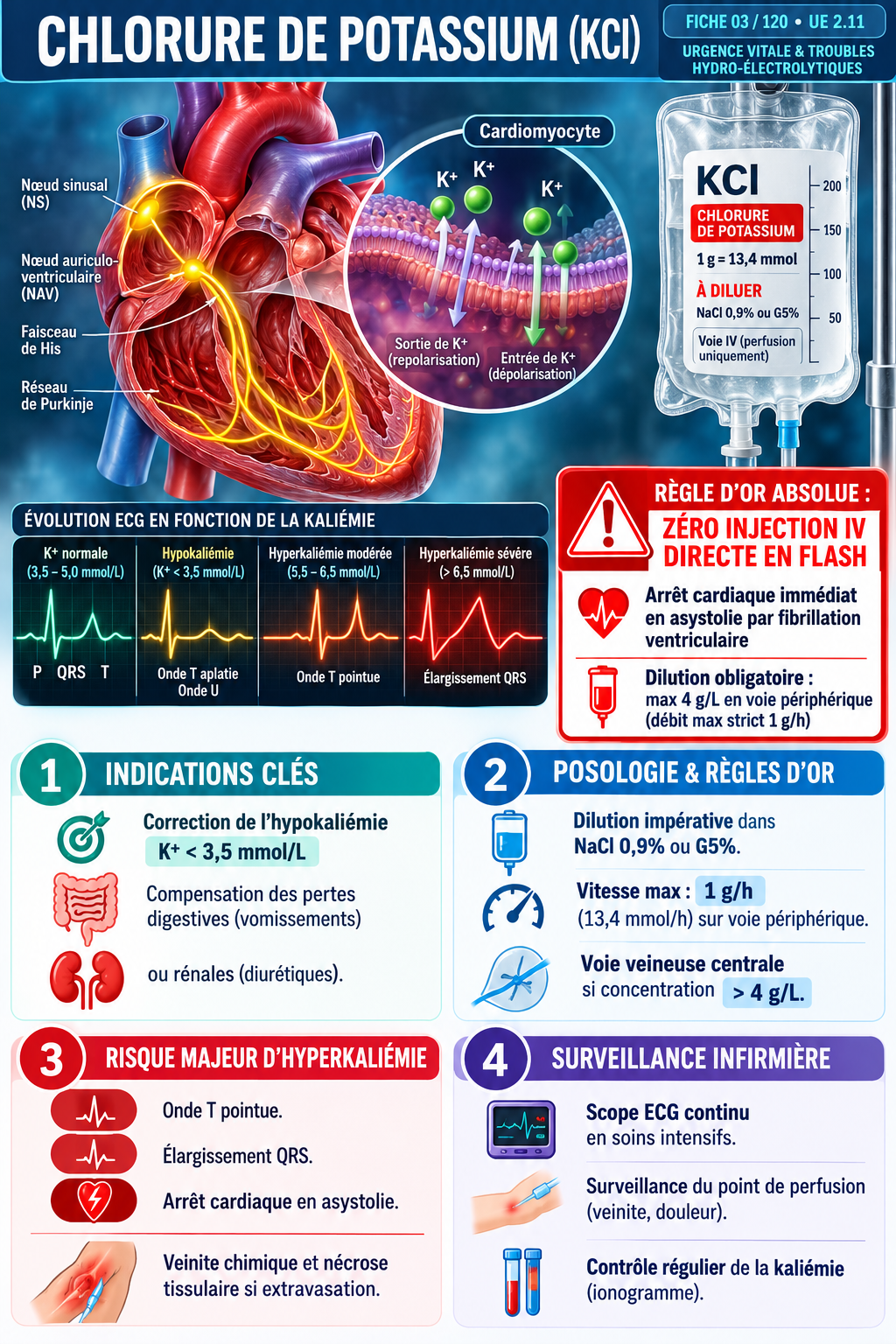 Fiche KCl Urgence