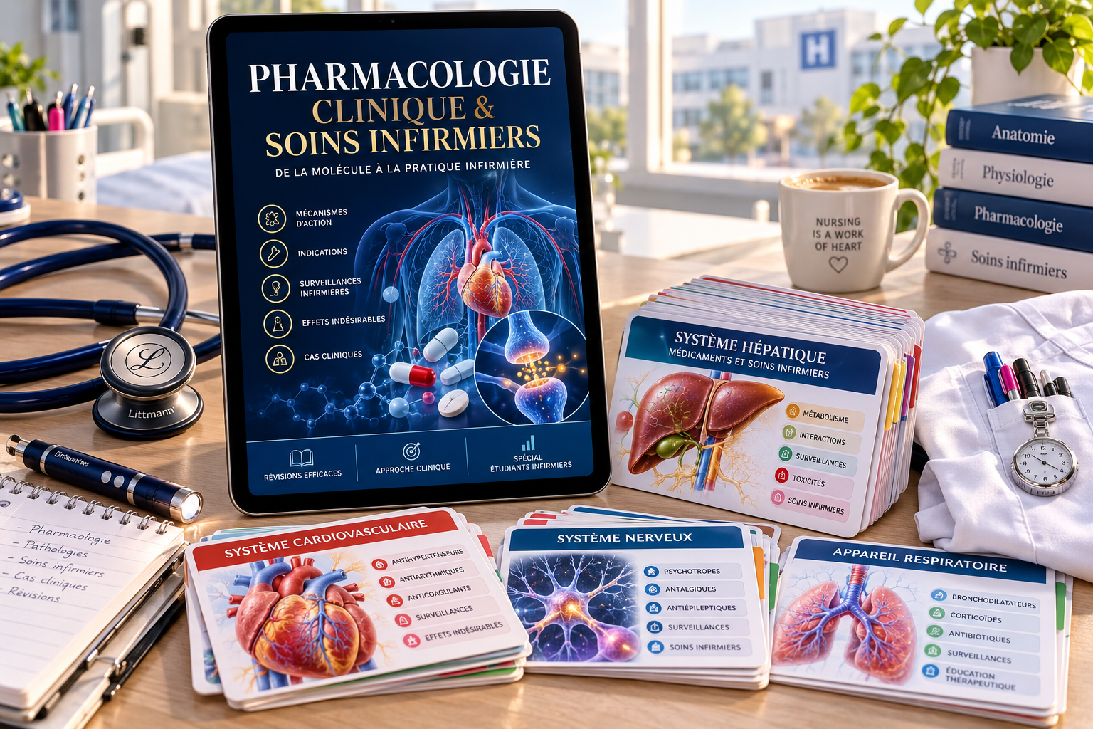 Pack Complet PHARMA-PASS IFSI 120 Fiches et Guides Cliniques