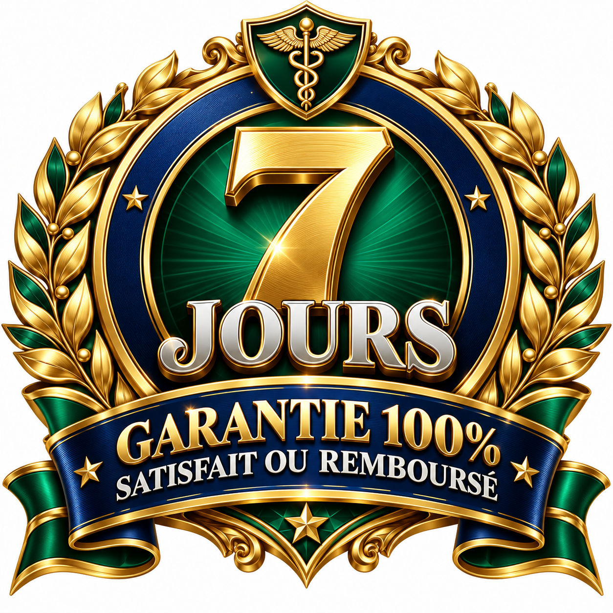 Sceau officiel Garantie 7 Jours